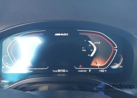 2022 BMW X4 M40I z USA, uszkodzony, nr VIN 5UX43DT01N9L22353